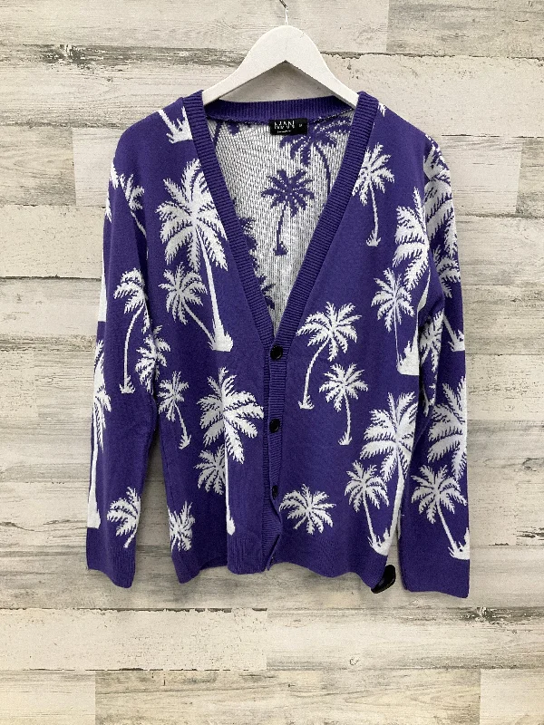 Cardigan By Cmc In Purple, Size: M