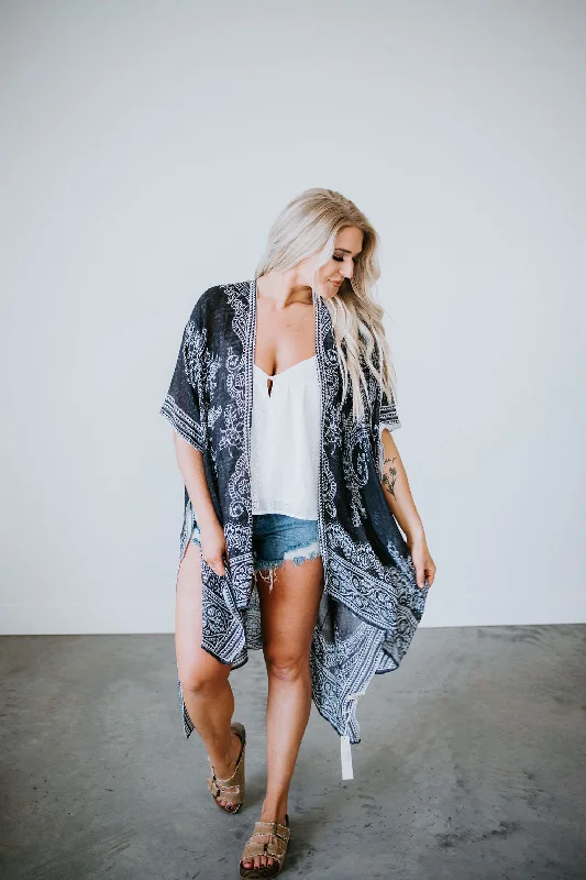 Talisha Open Front Kimono