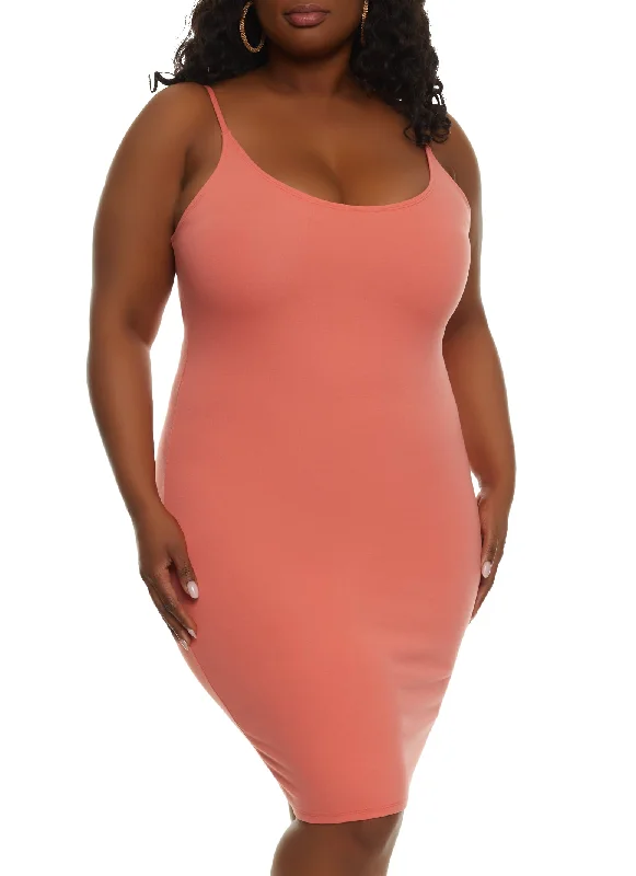 Plus Size Snatched Cami Dress