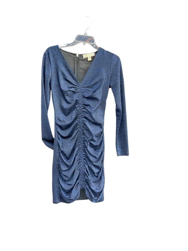 Dress Designer By Michael By Michael Kors In Blue, Size: S