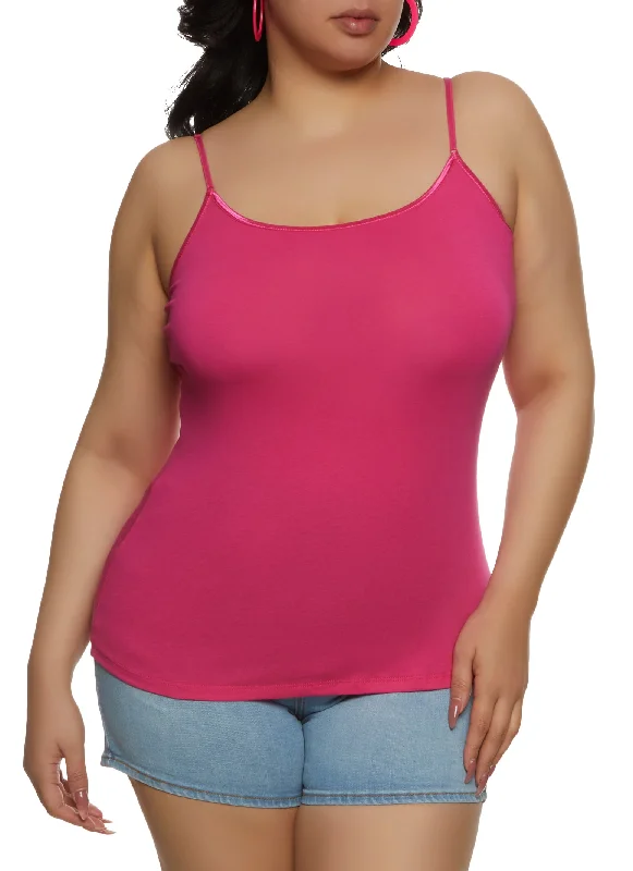 Plus Size Basic Scoop Neck Cami