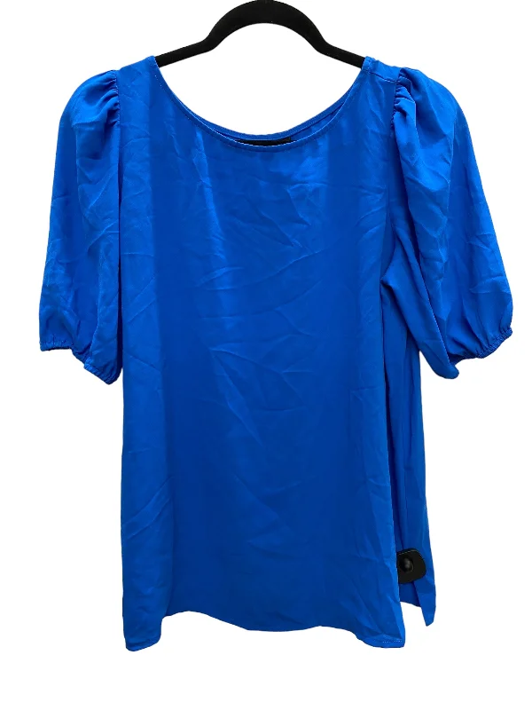 Top Short Sleeve Basic By Premise In Blue, Size: S