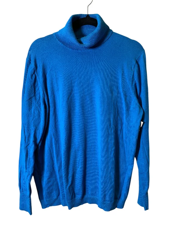 Top Long Sleeve Basic By Gap In Blue, Size: Xxl