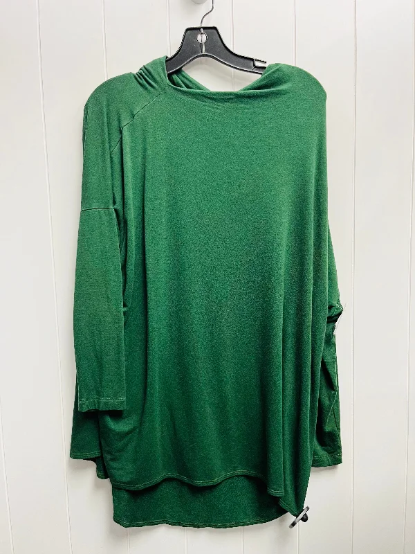 Top Long Sleeve By Bryn Walker In Green, Size: S