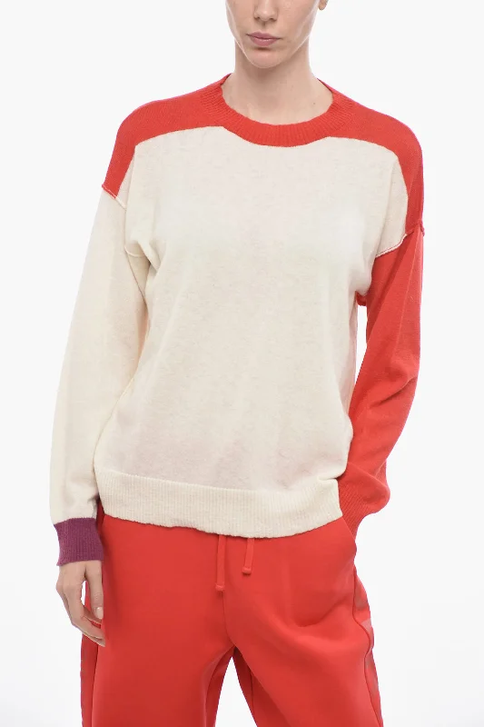 Woolrich Color Block Crewneck Pullover