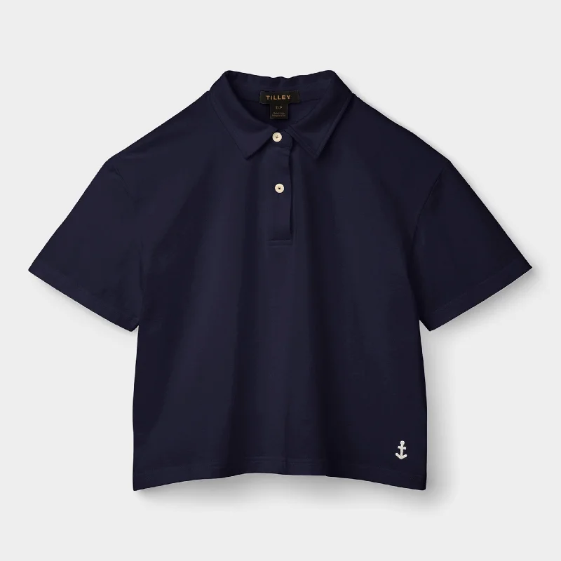 Marine Cropped Polo